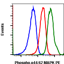 Phospho-p44/42 MAPK (Erk1/2) (Thr202/Tyr204) (A11) rabbit mAb PE conjugate